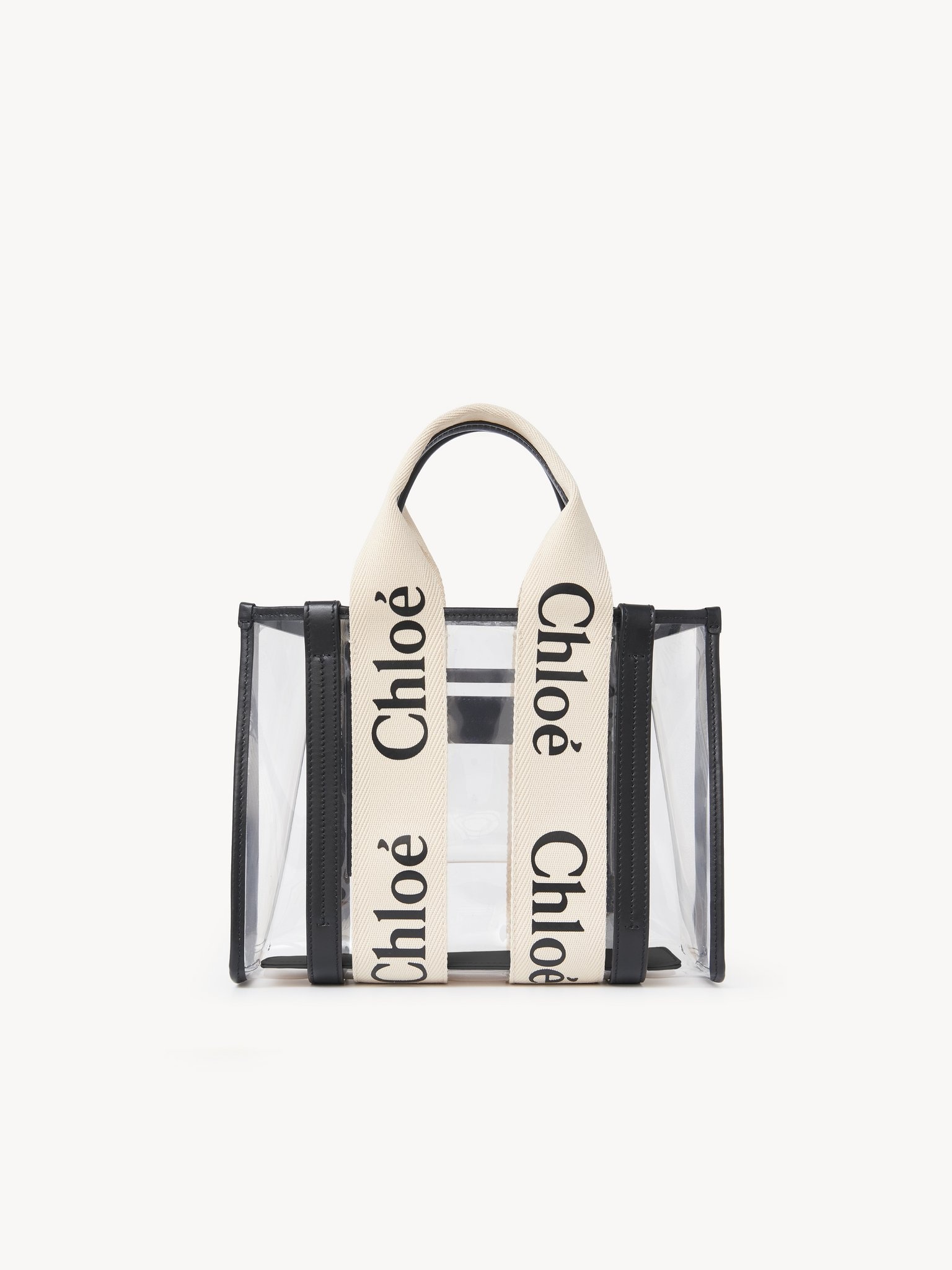 SMALL WOODY TOTE BAG IN JELLY & LEATHER - 3