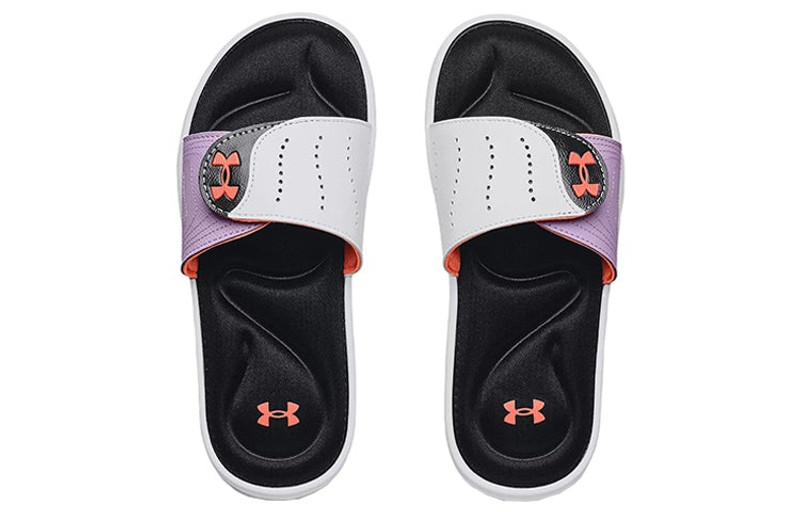 Under Armour (WMNS) Under Armour Ignite 9 Slide 'White Black' 3022717-112 outlook