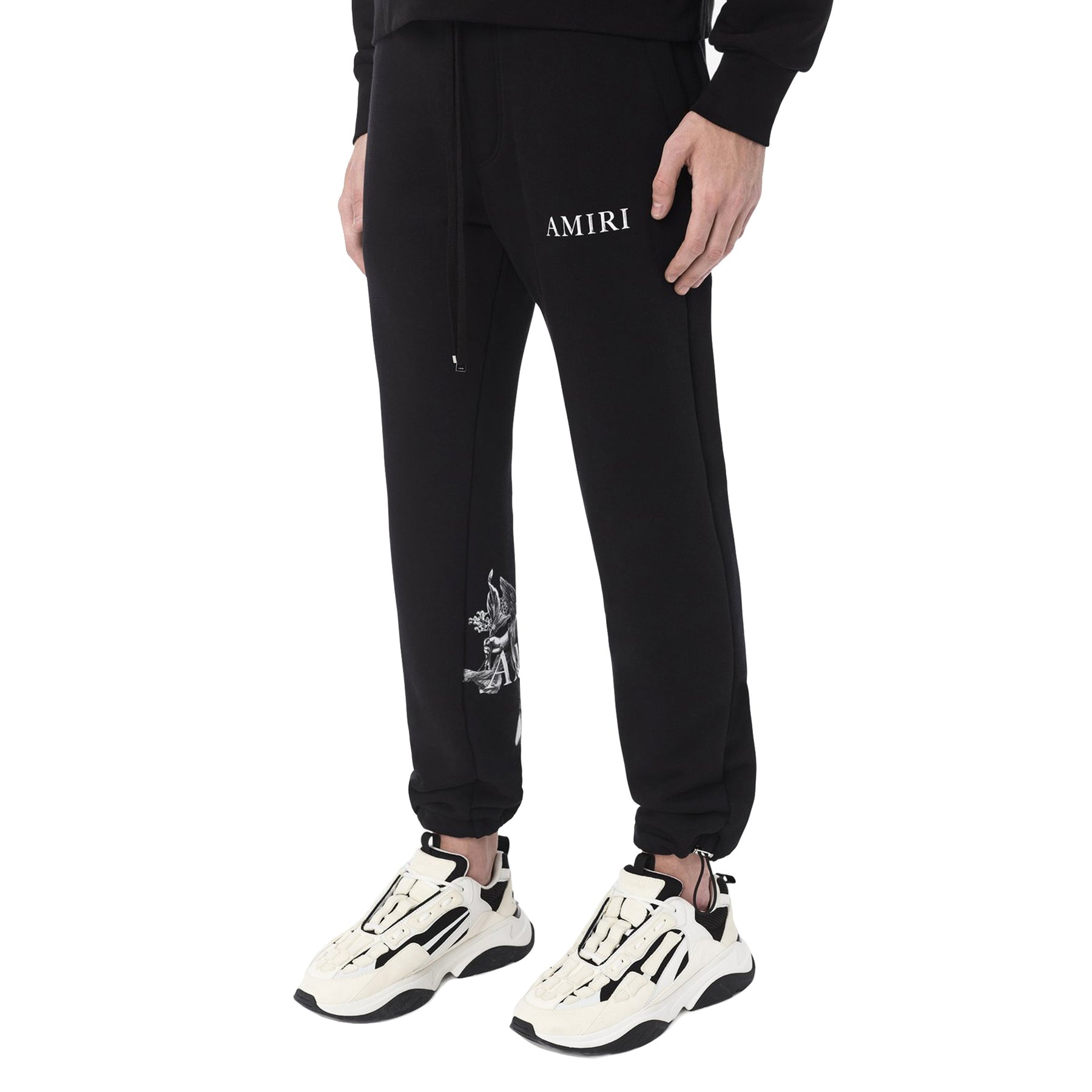 AMIRI SHADED CHERUB SWEATPANT / BLK - 4