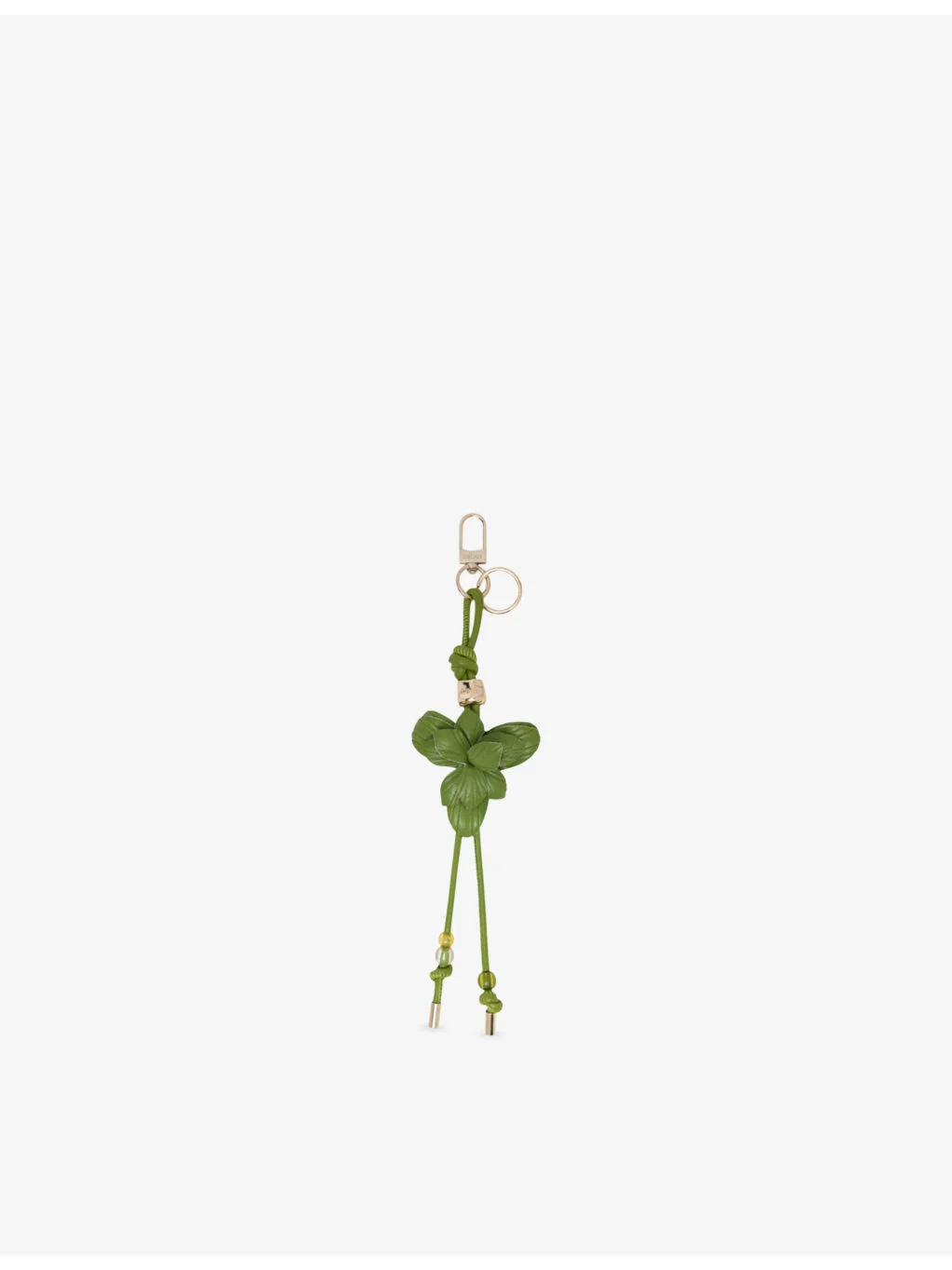 Flower Leather Bag Charm - 1