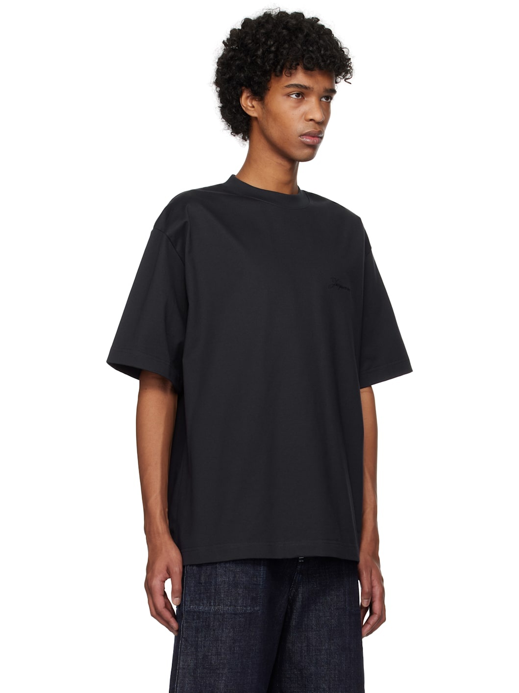 Navy 'The Haltères' T-shirt - 2