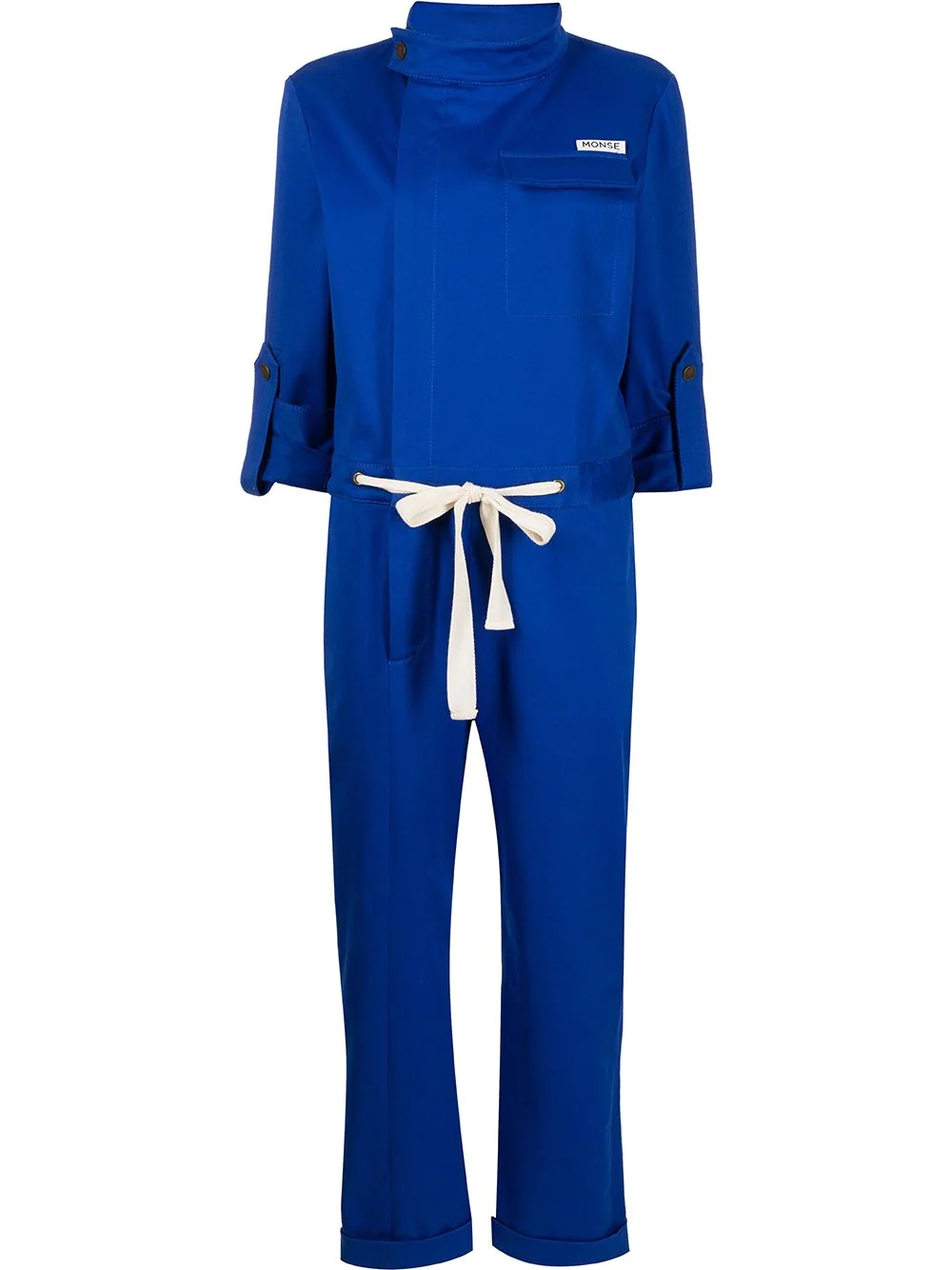 racer cotton jumpsuit - 1