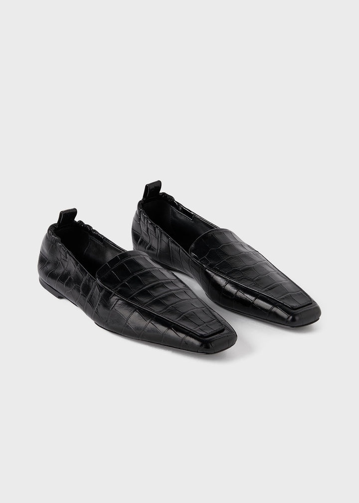 The Travel Loafer black croco - 4