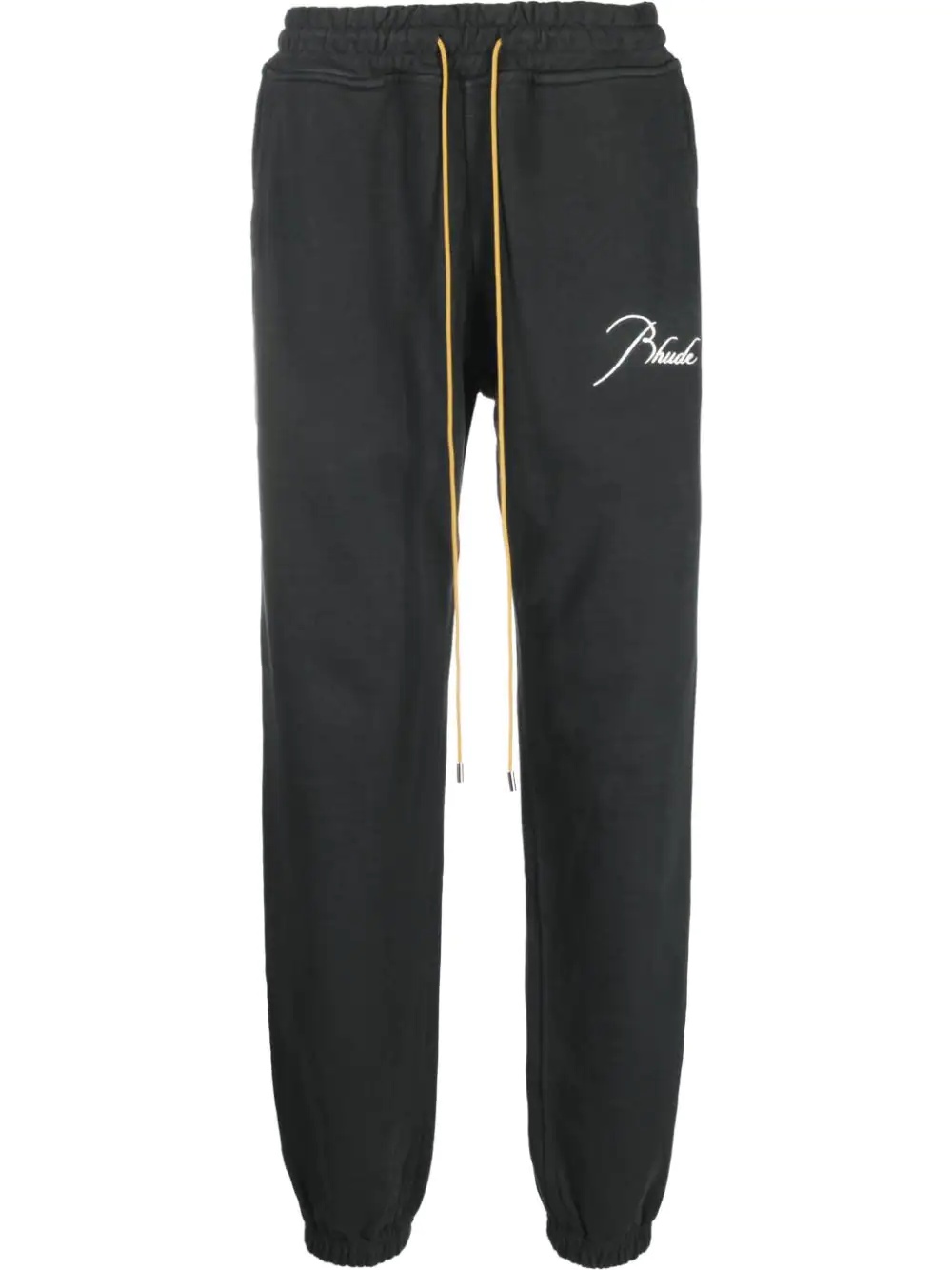 logo-embroidered track pants - 1