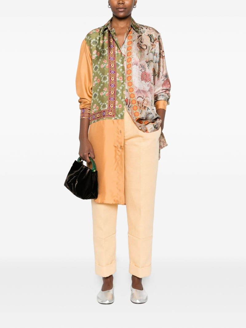 Pierre-Louis Mascia floral-patchwork shirt outlook