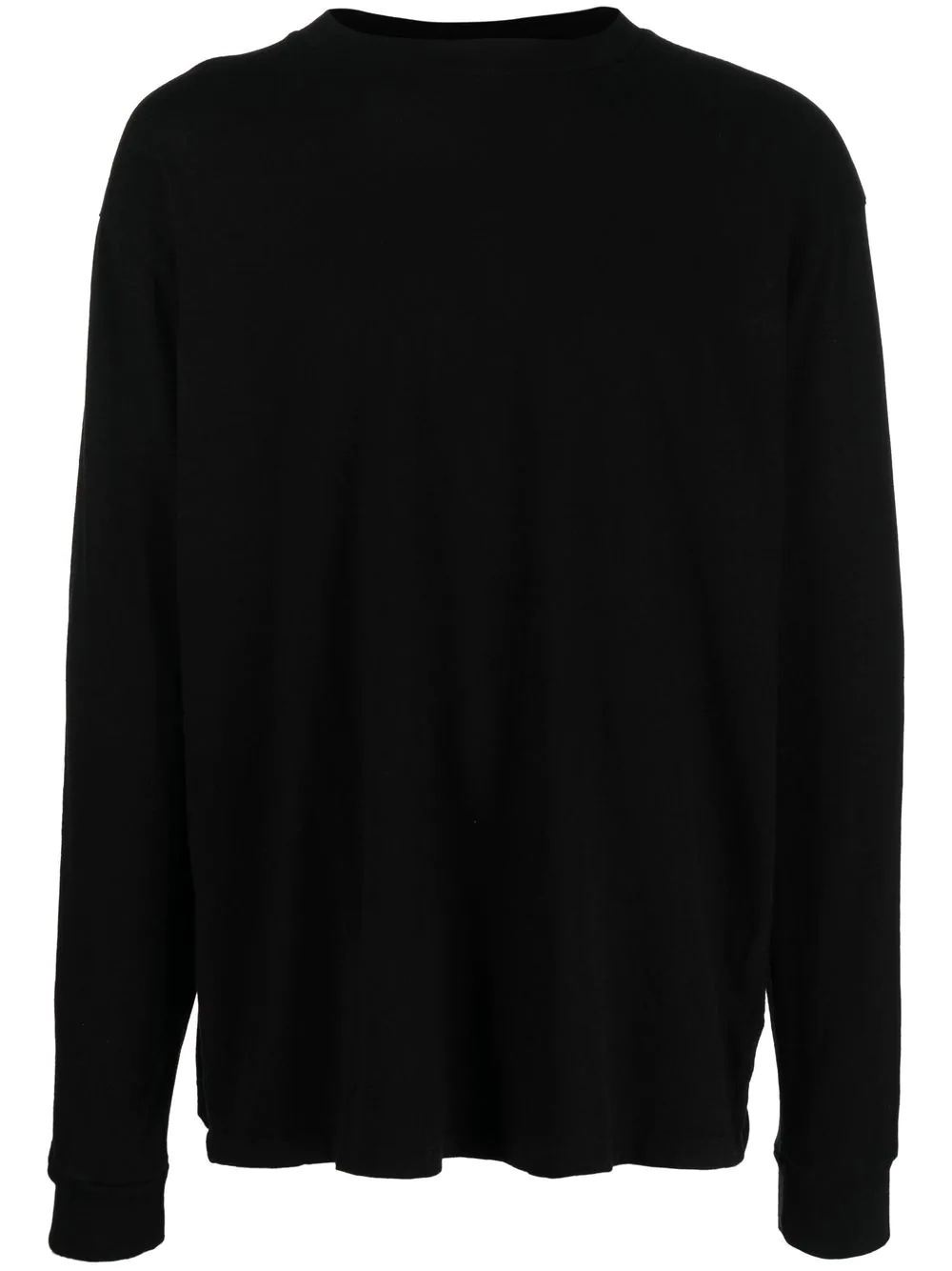 long-sleeve fitted top - 1