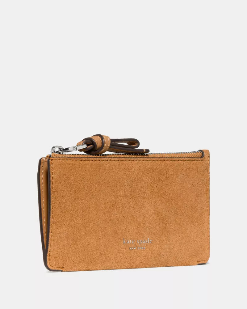 kate spade Loop Suede Zip Card Case outlook