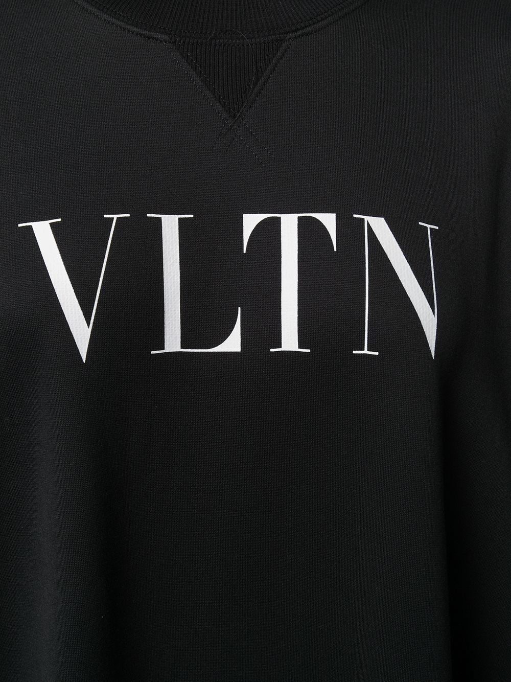 VLTN print sweatshirt dress - 5