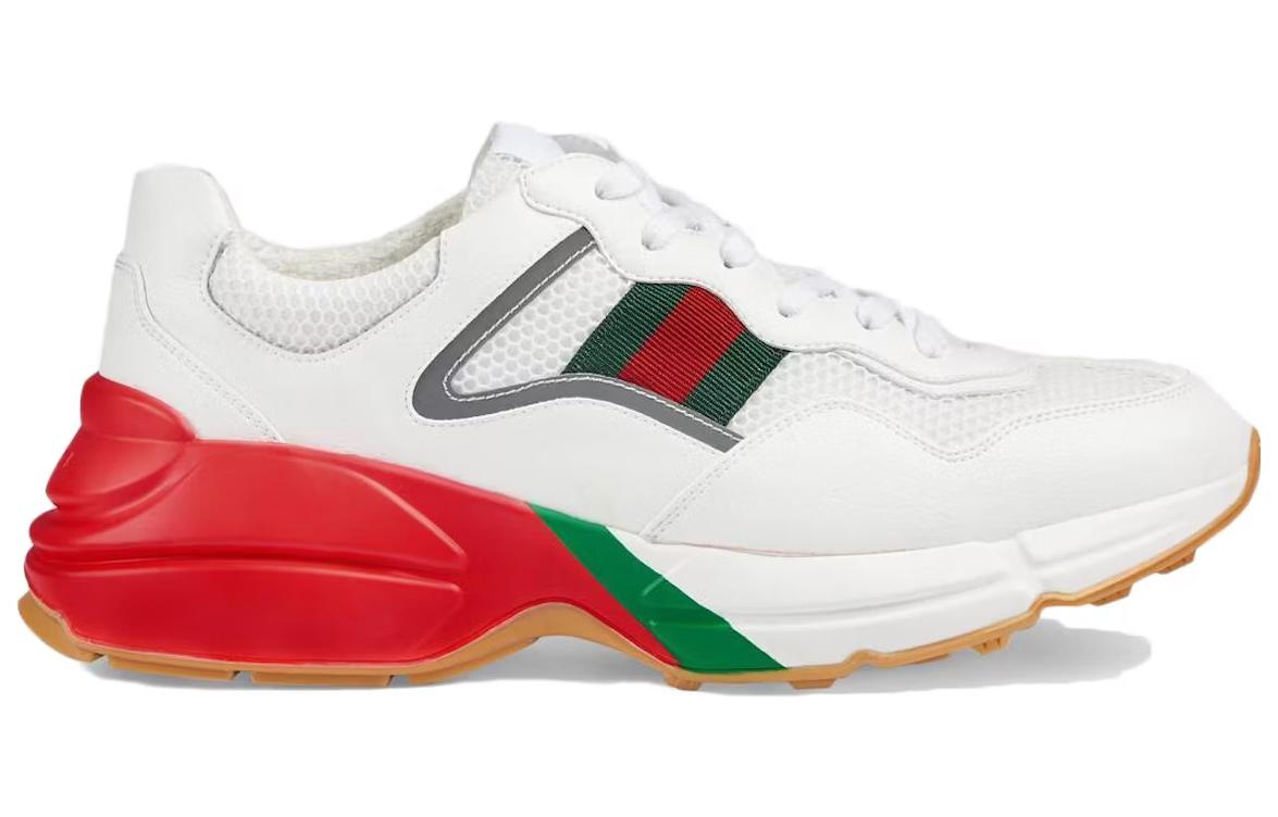 (WMNS) Gucci Rhyton 'White Red Green Reflective' 645771-2H060-9088 - 2
