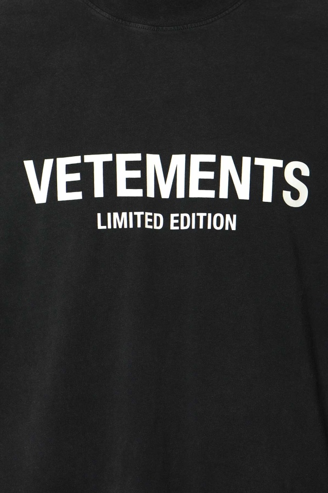 VETEMENTS VETEMENTS Logo Limited Edition T-shirt Washed