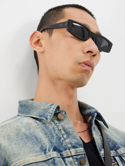 CELINE Bold rectangular acetate sunglasses outlook
