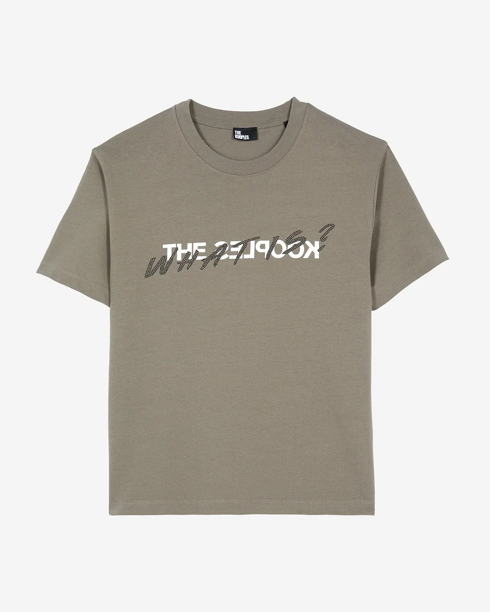 KHAKI WHAT IS T-SHIRT - 1