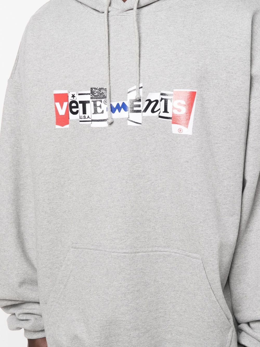 logo-print hoodie - 6