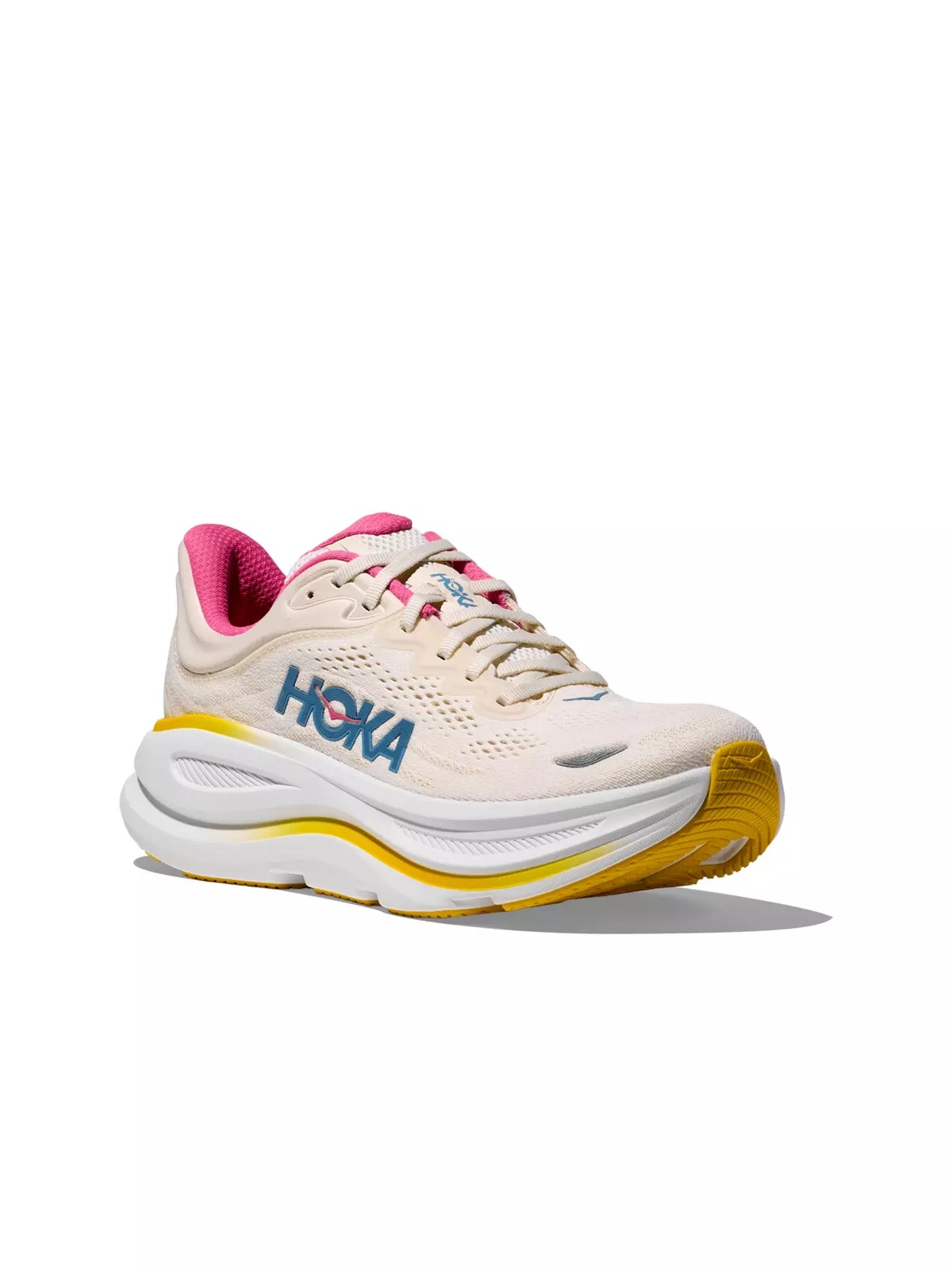 Bondi 9 "Alabaster/Birch" Women's Running Shoe - 4