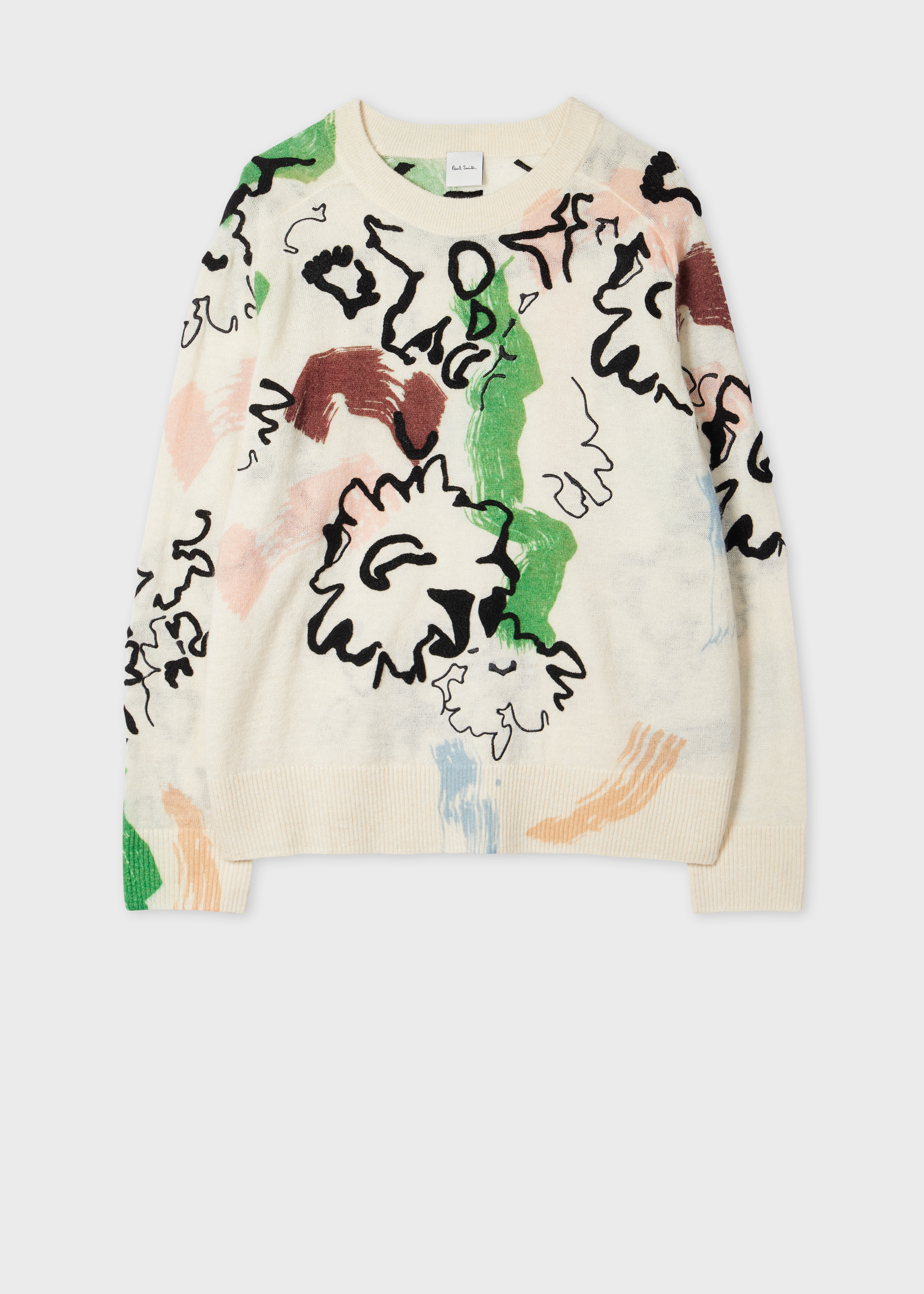Women's Alpaca Wool-Blend 'Painters' Sweater - 1