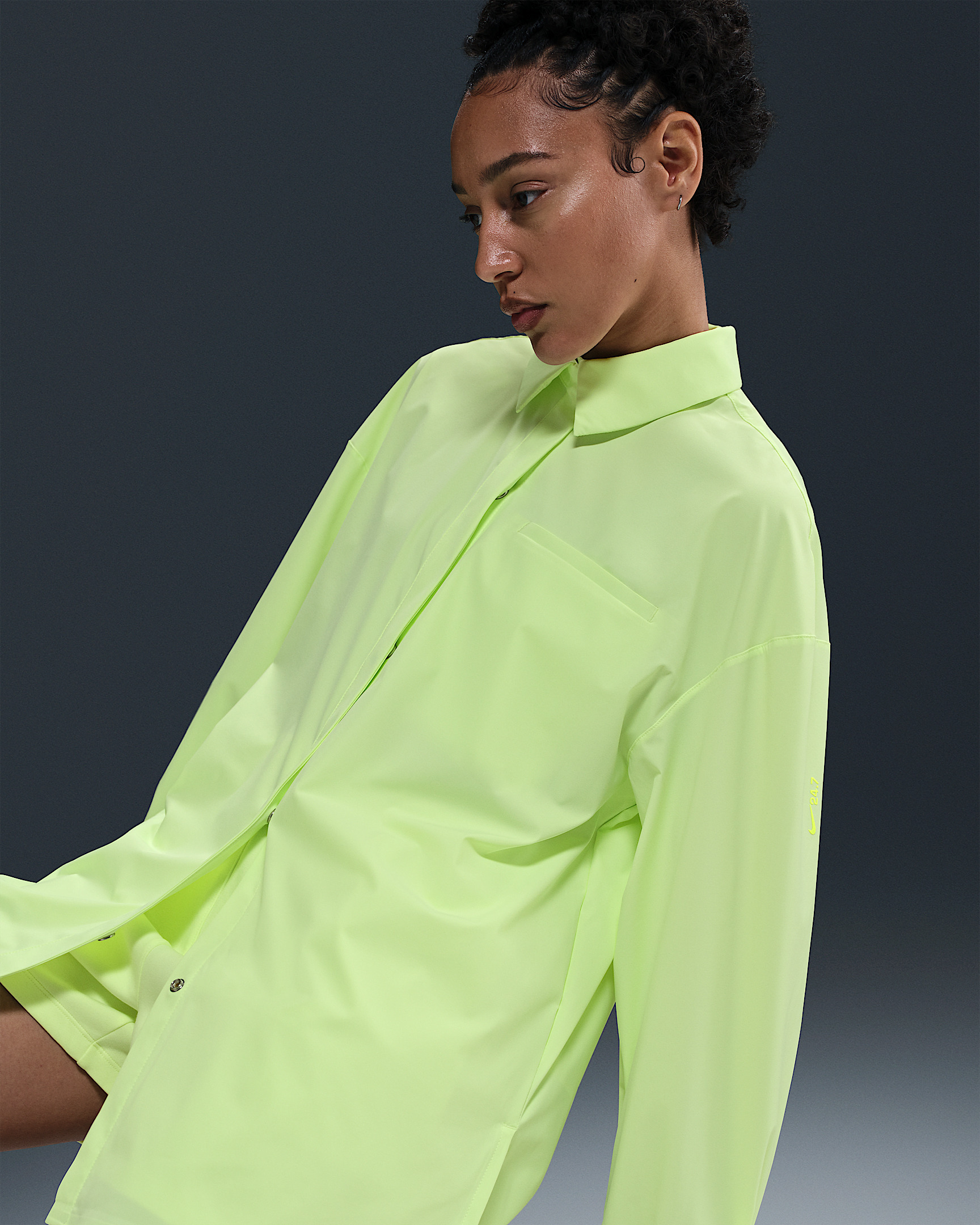 Nike 24.7 PerfectStretch Women's Dri-FIT Oversized Long-Sleeve Shirt - 3