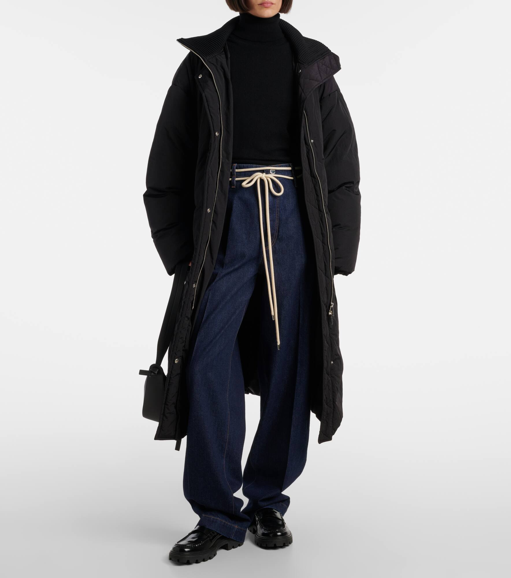 Casarsa belted down coat - 2