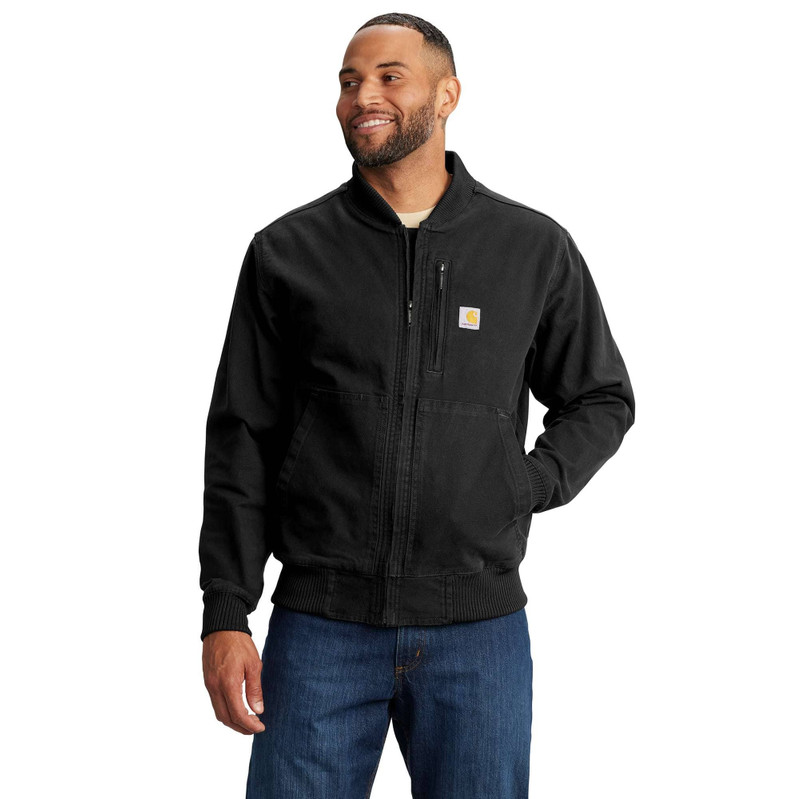 Rugged Flex® Duck Relaxed Fit Bomber Jacket 1