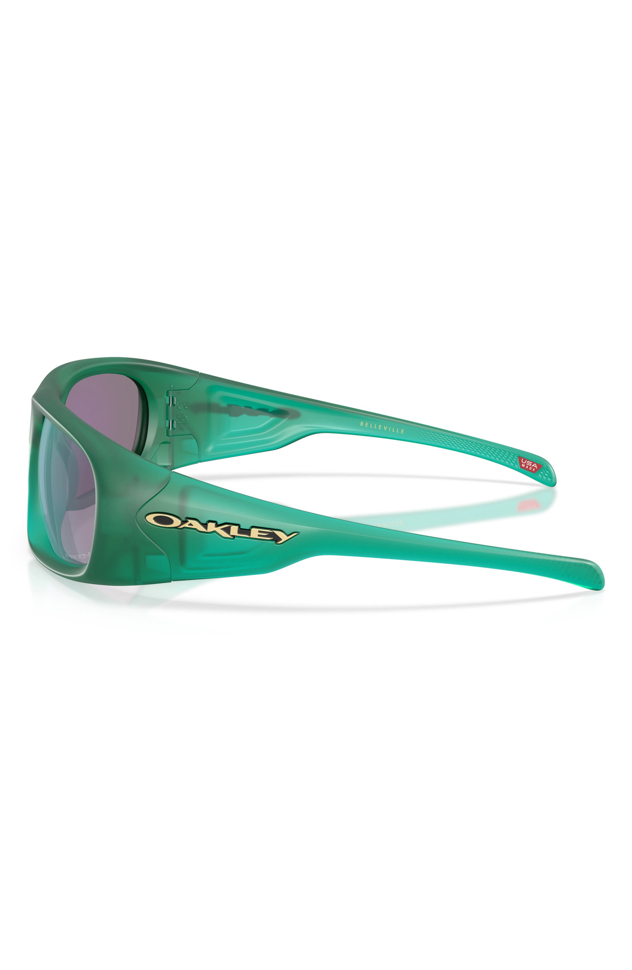 Oakley 61mm Prizm™ Shield Sunglasses in Dark Green at Nordstrom - 4