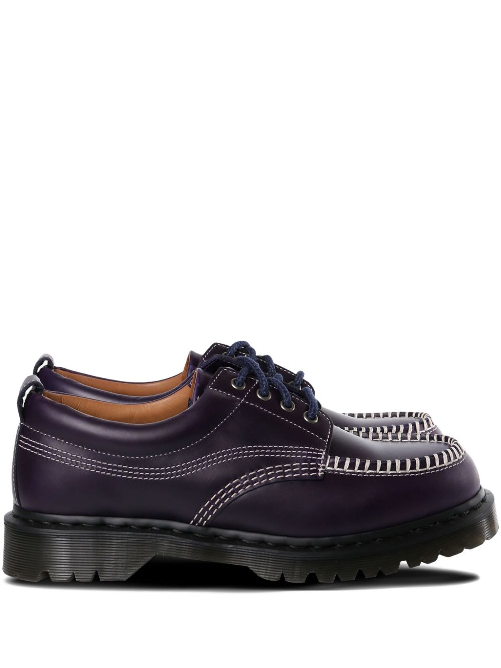 Lowell contrast-stitch leather brogues - 1