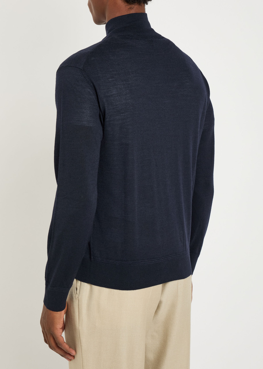 Canali Half-zip Wool-blend Jumper - 3