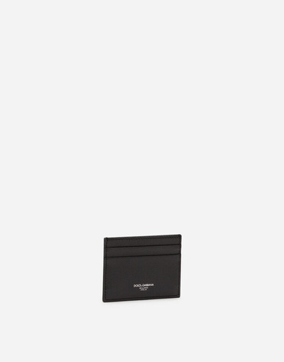 Dolce & Gabbana Calfskin credit card holder with logo outlook