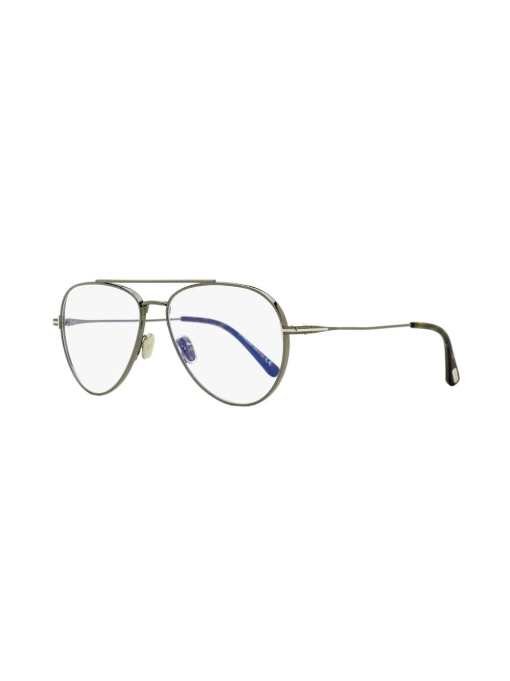 Blue Block pilot-frame glasses - 2