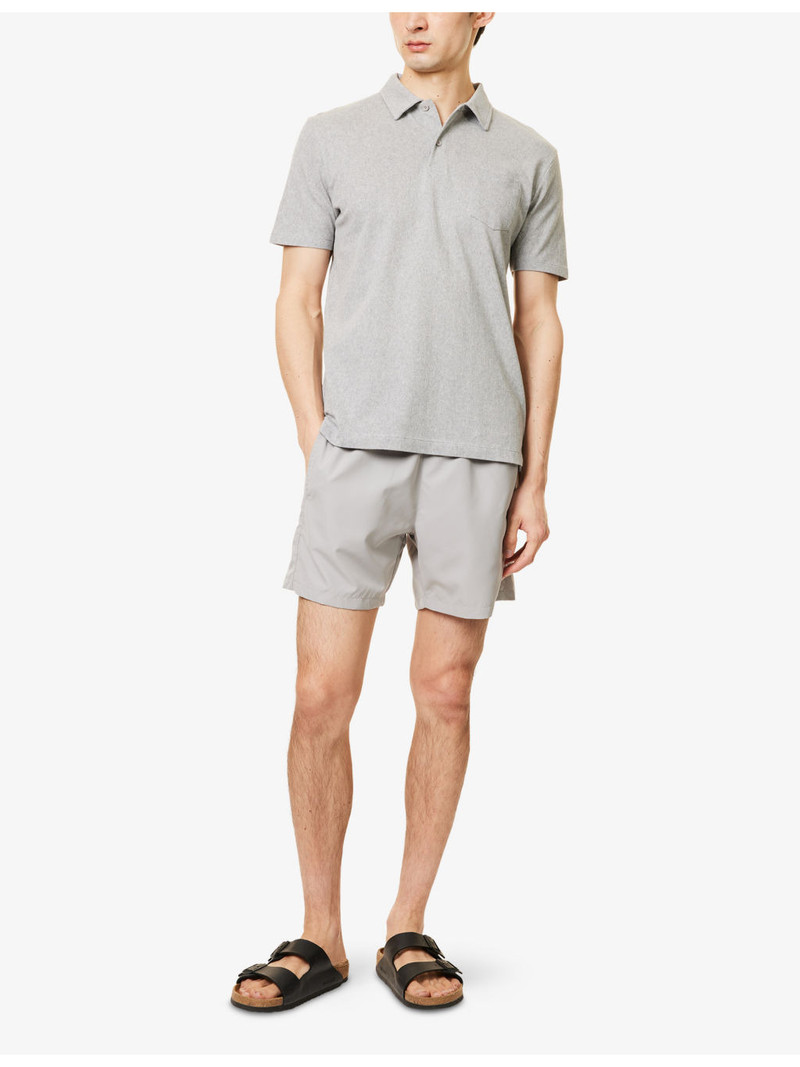 BOSS Dolphin Logo-Print Swim Shorts outlook