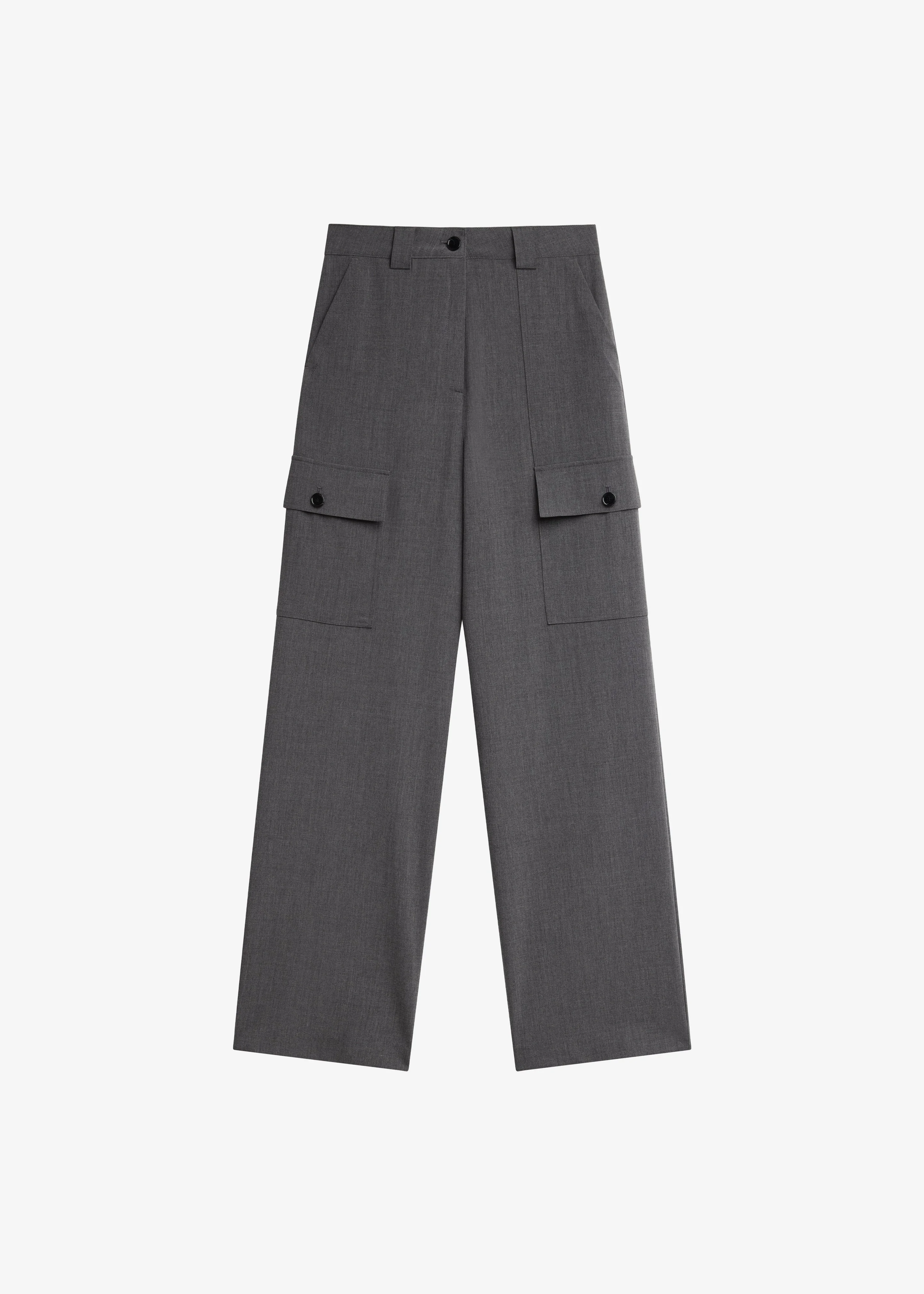 Holborn Cargo Pants - Grey Melange - 1