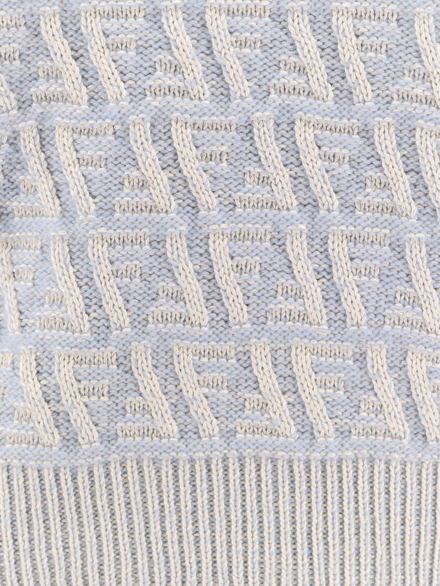 Fendi Ff Wool And Cashmere Crop Sweater - 5