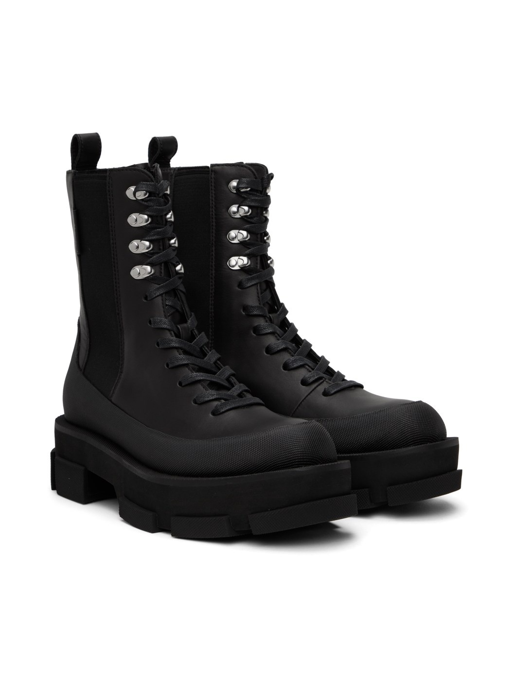 Black Gao Platform Chelsea Boots - 4