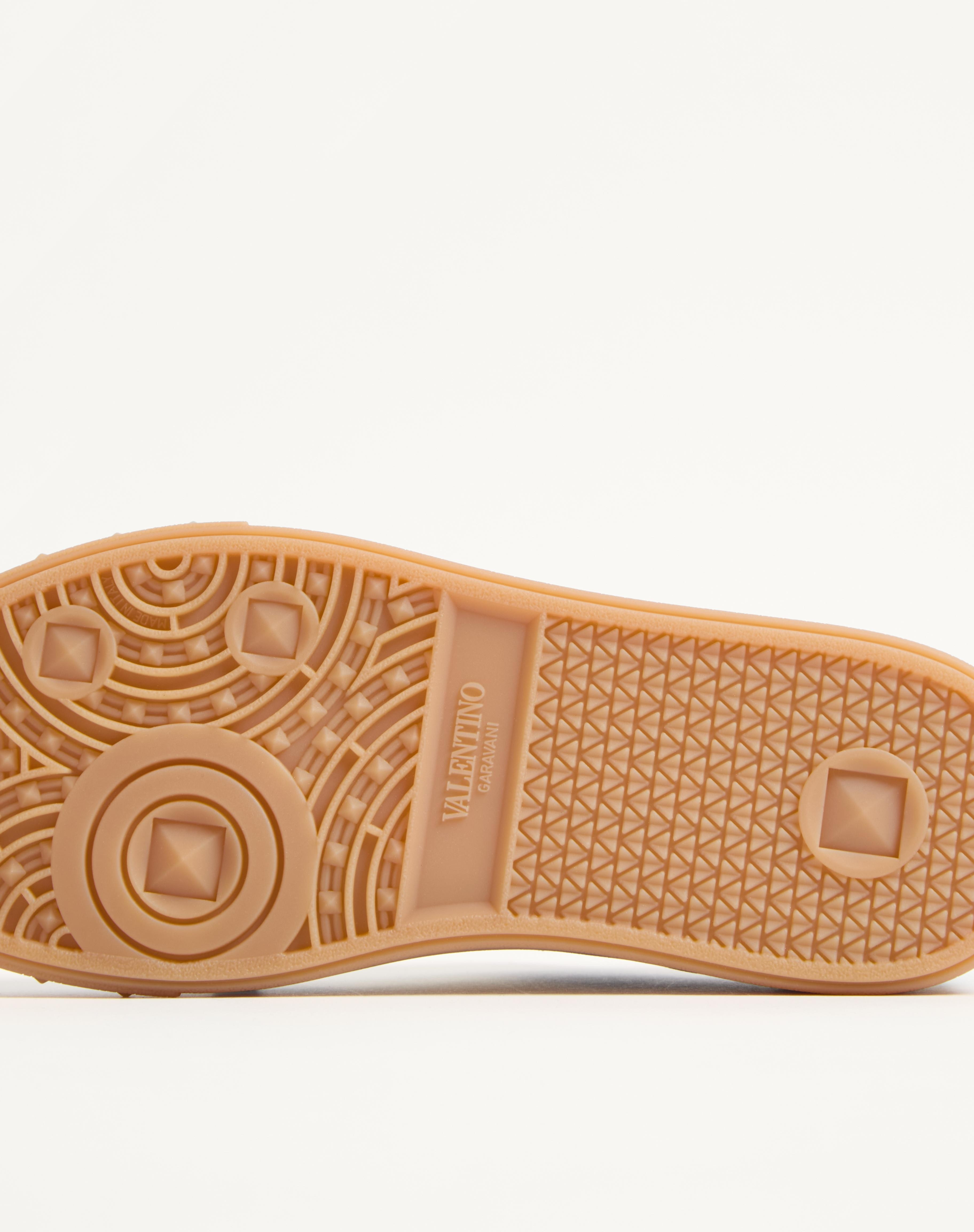 UPVILLAGE SNEAKER IN CRUST LEATHER WITH NAPPA CALFSKIN LEATHER BAND - 3