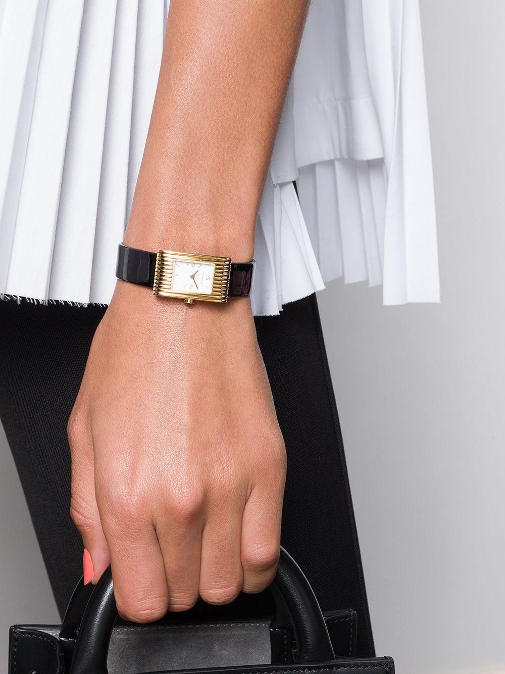 18kt yellow gold Reflet small watch - 2