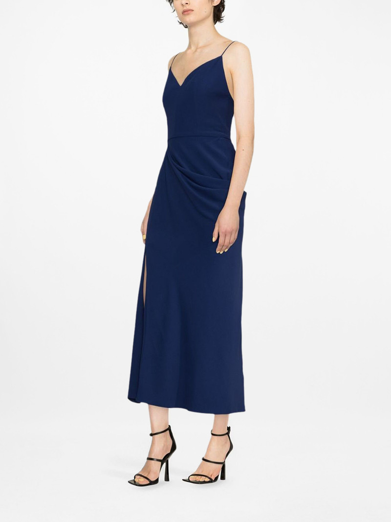 spaghetti-strap draped dress 3