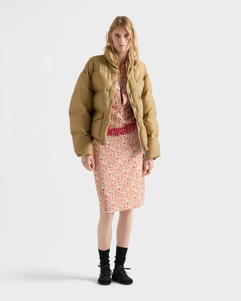 Prada Medium-weight technical fabric down jacket outlook