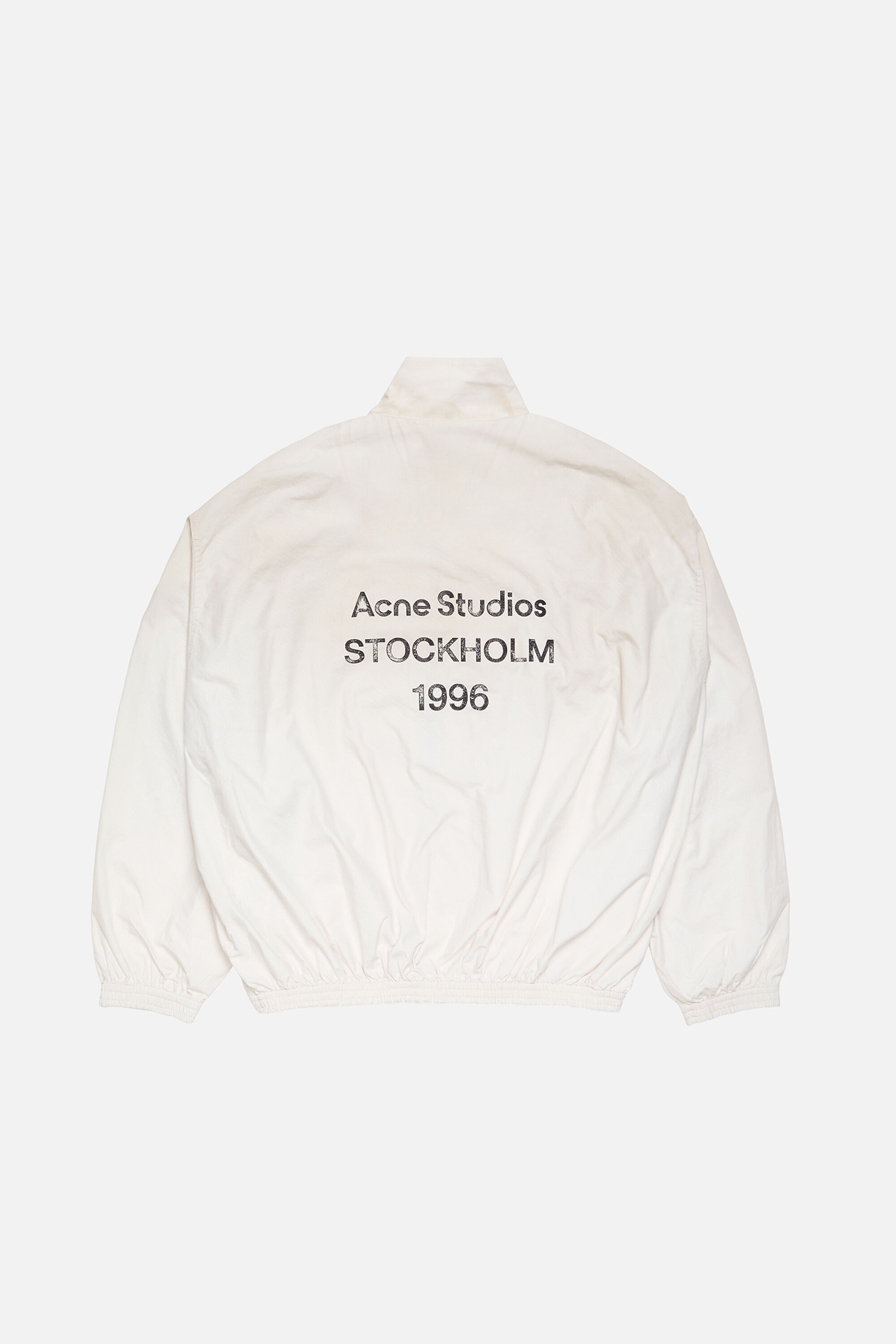 Logo zipper jacket - Dusty white - 7