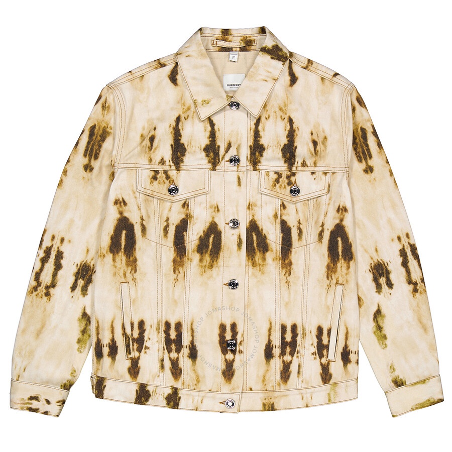 Burberry Prestwick Bleached Denim Monogram Motif Jacket - 4