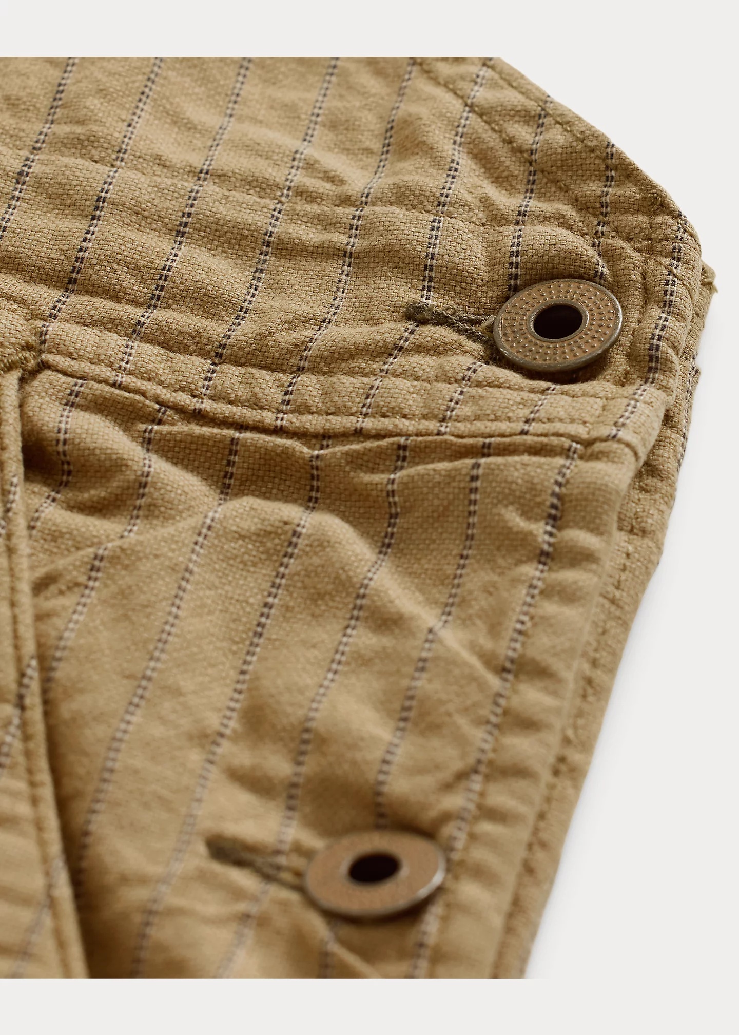 Striped Linen-Cotton Overall - 5