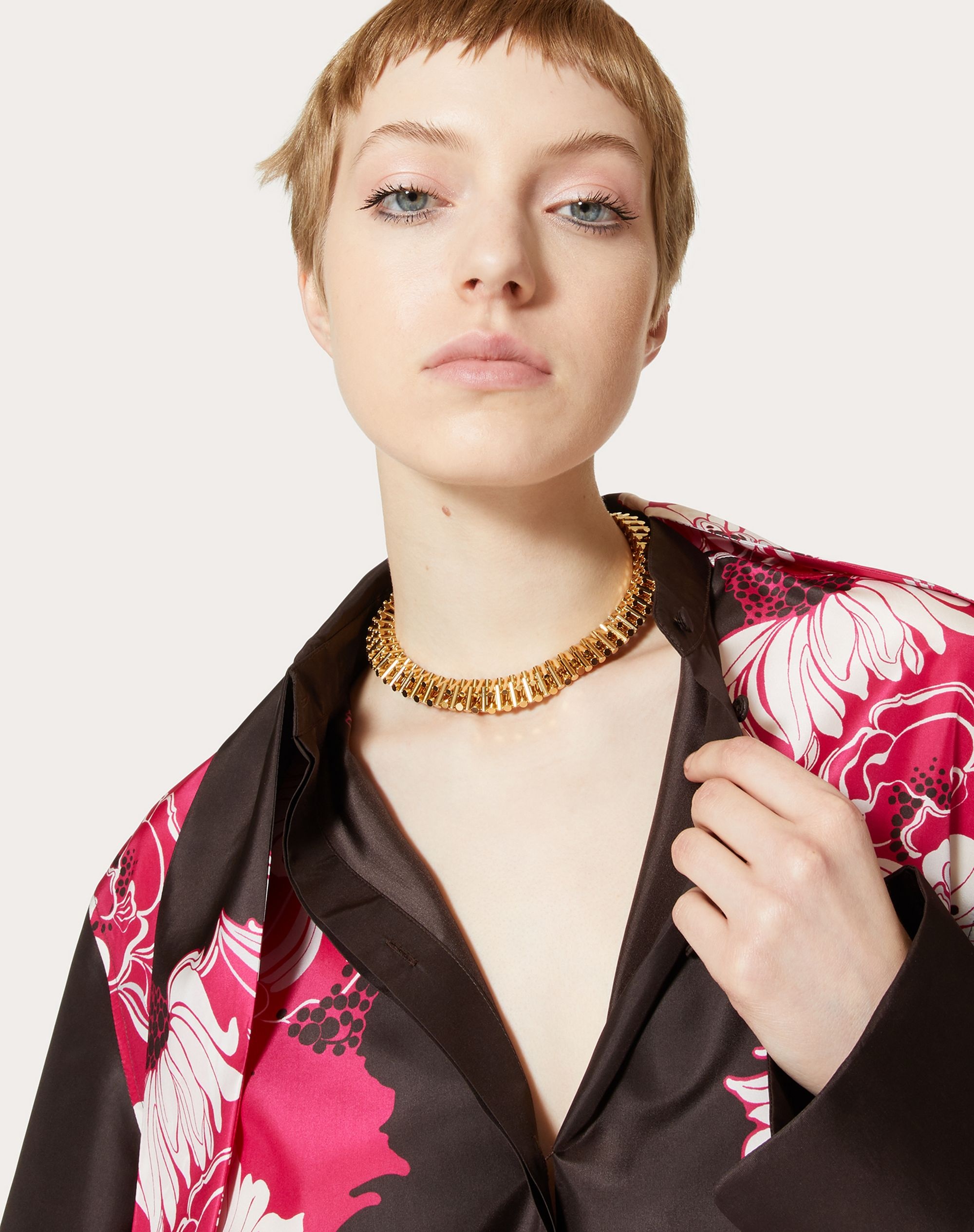 MESHES OF DESIRE METAL CHOKER - 5