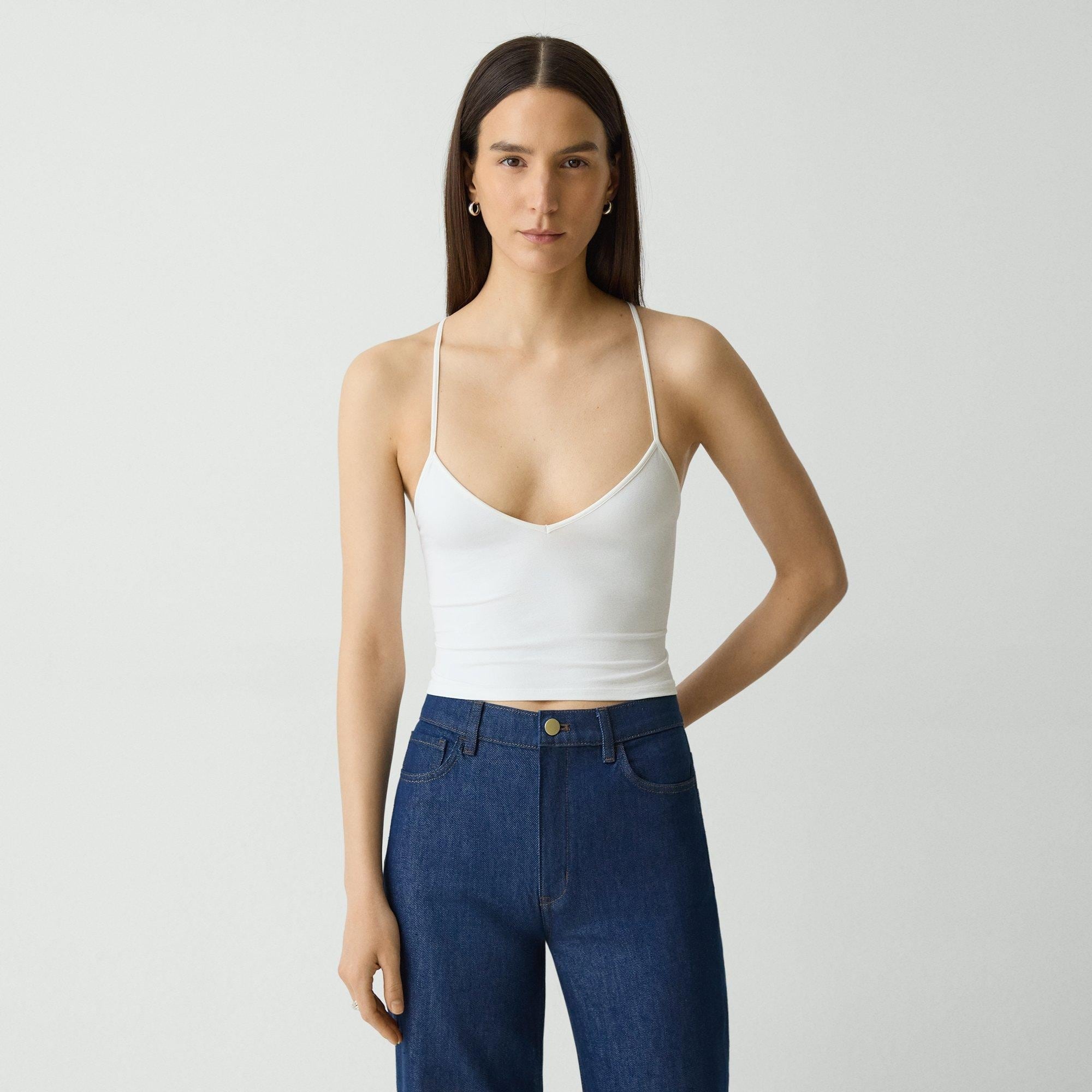 Strappy Tank Top in Stretch Nylon - 2