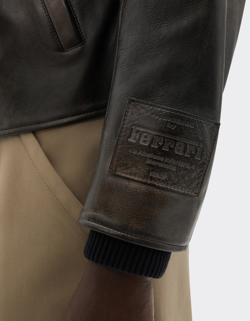 Reconditioned by Ferrari leather jacket for the 2026 Silverstone GP 6