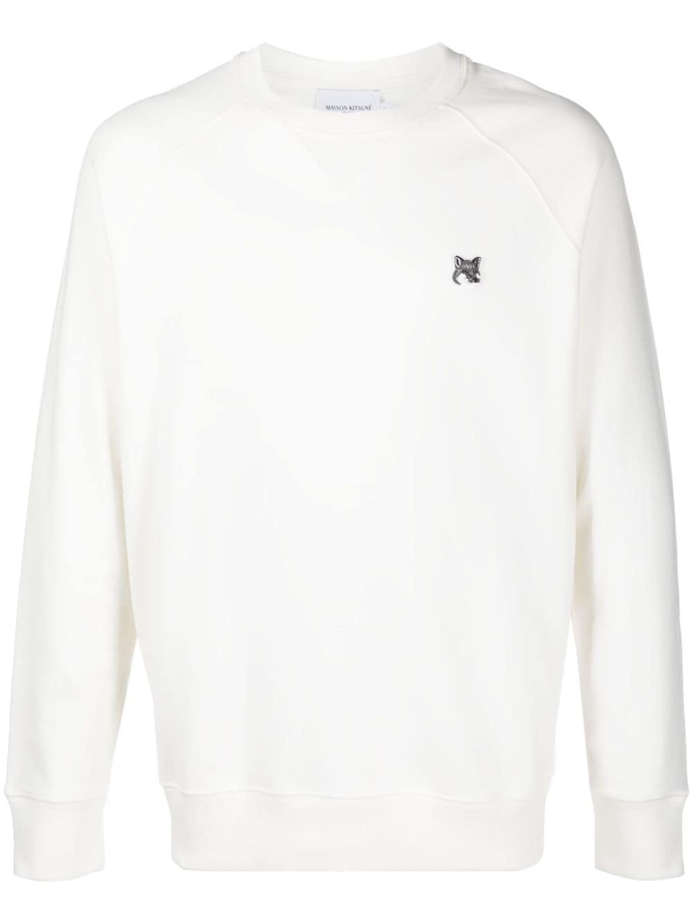 Fox Head-motif cotton sweatshirt - 1