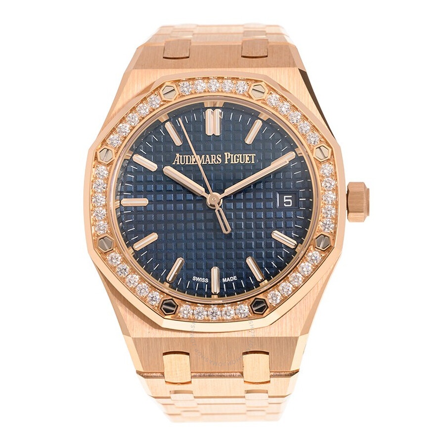 Audemars Piguet Royal Oak Automatic Diamond Blue Dial Ladies Watch 77451OR.ZZ.1361OR.04 - 2