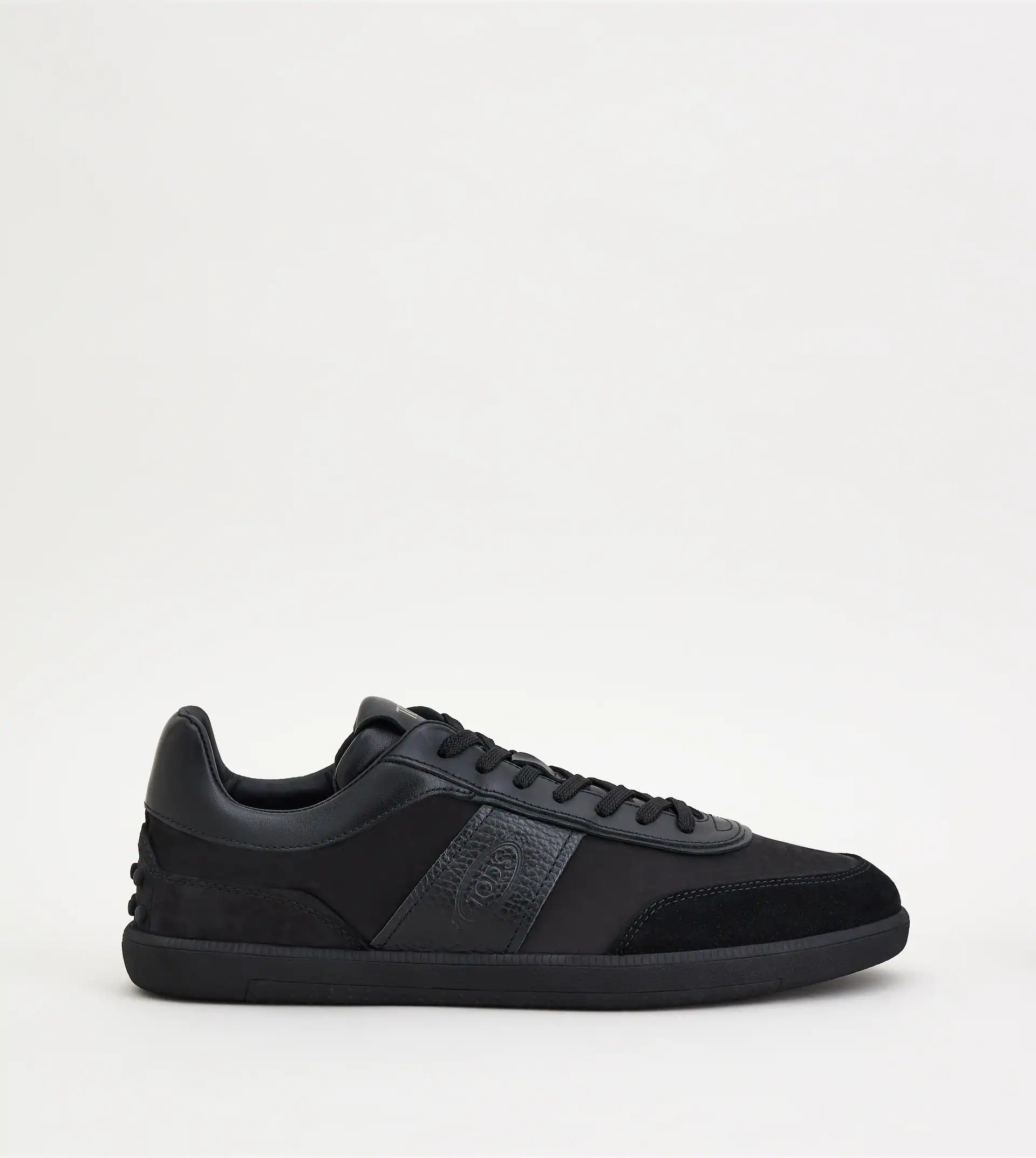 TOD'S TABS SNEAKERS IN SUEDE - BLACK - 1