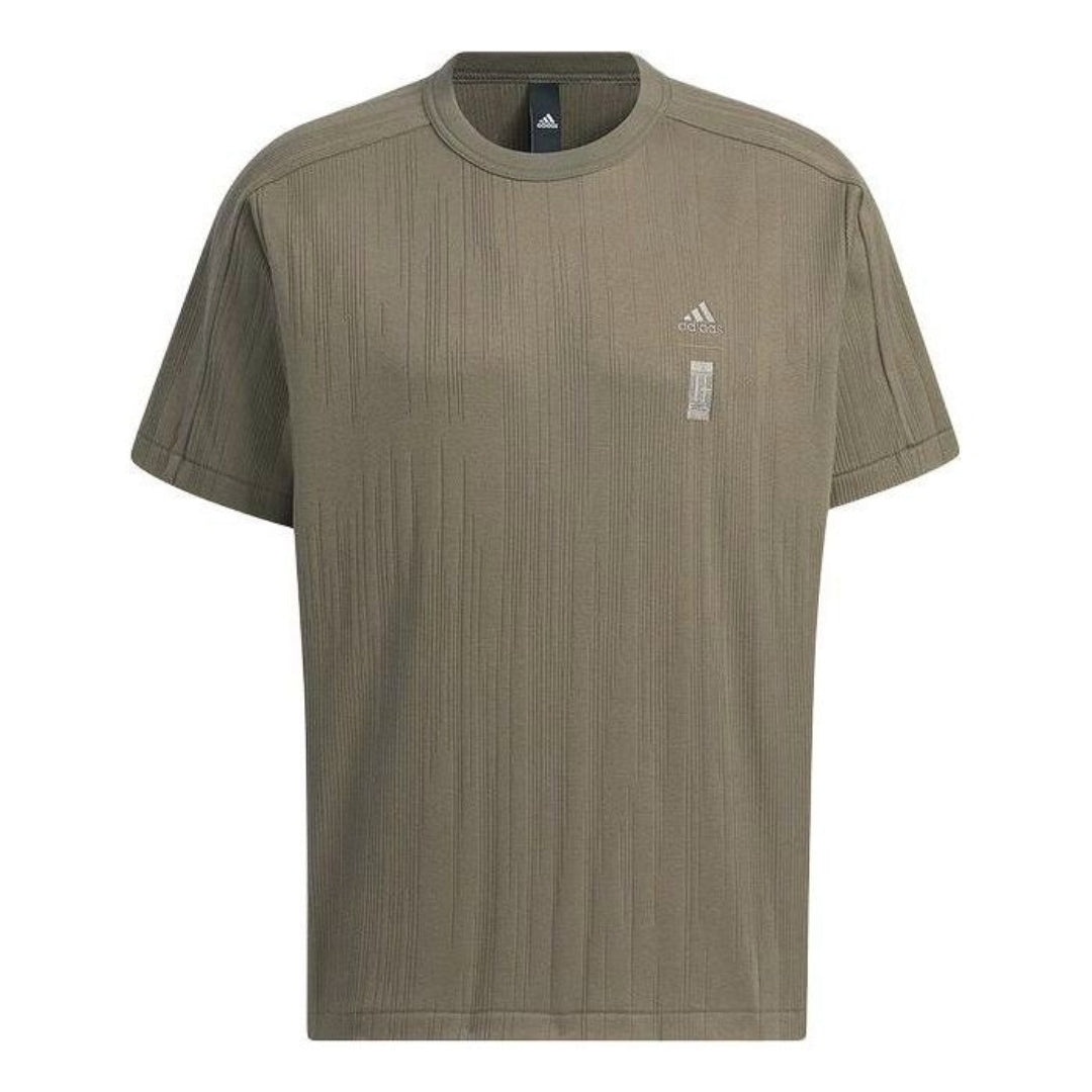 Olive green adidas shirt sale