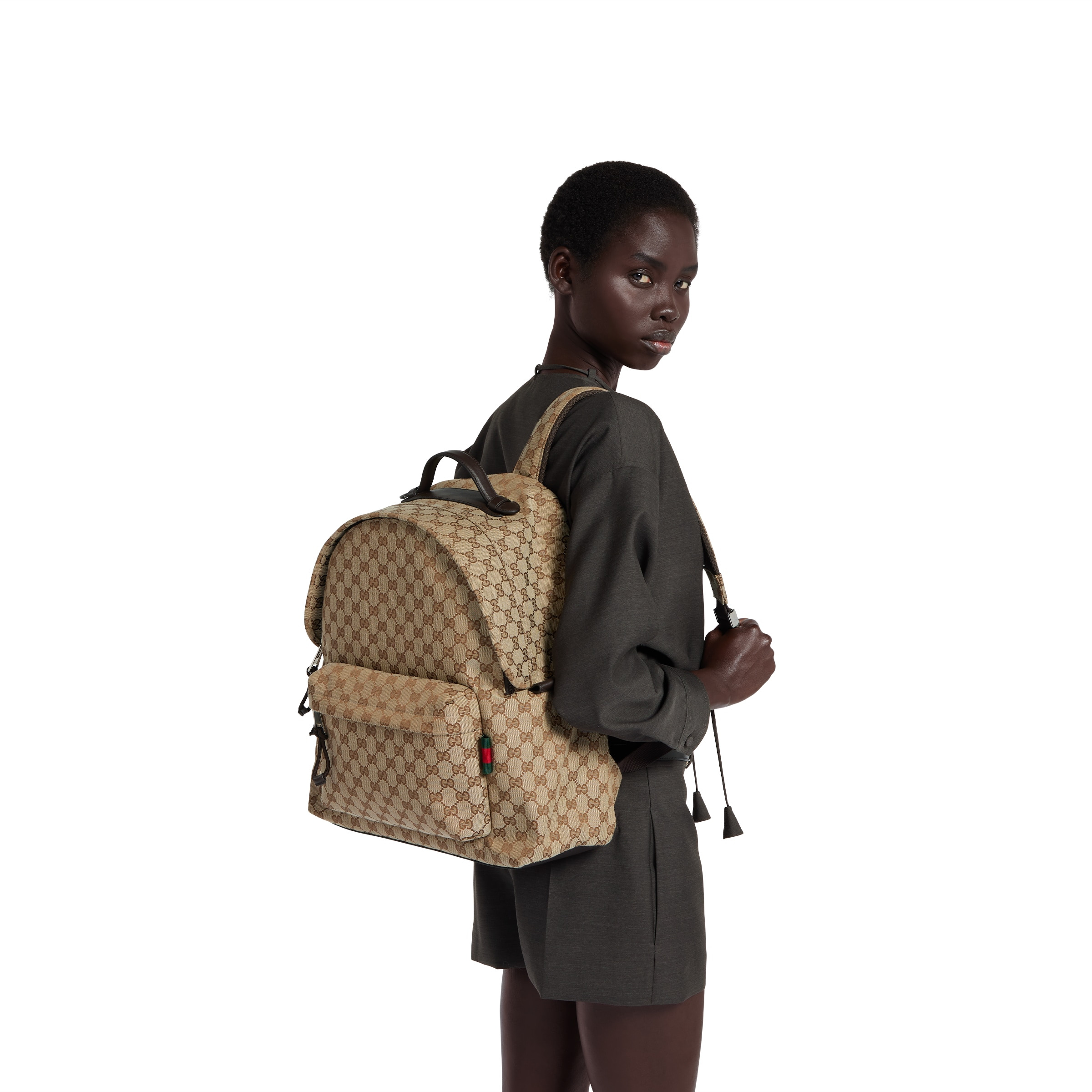 Medium GG backpack with Web - 4