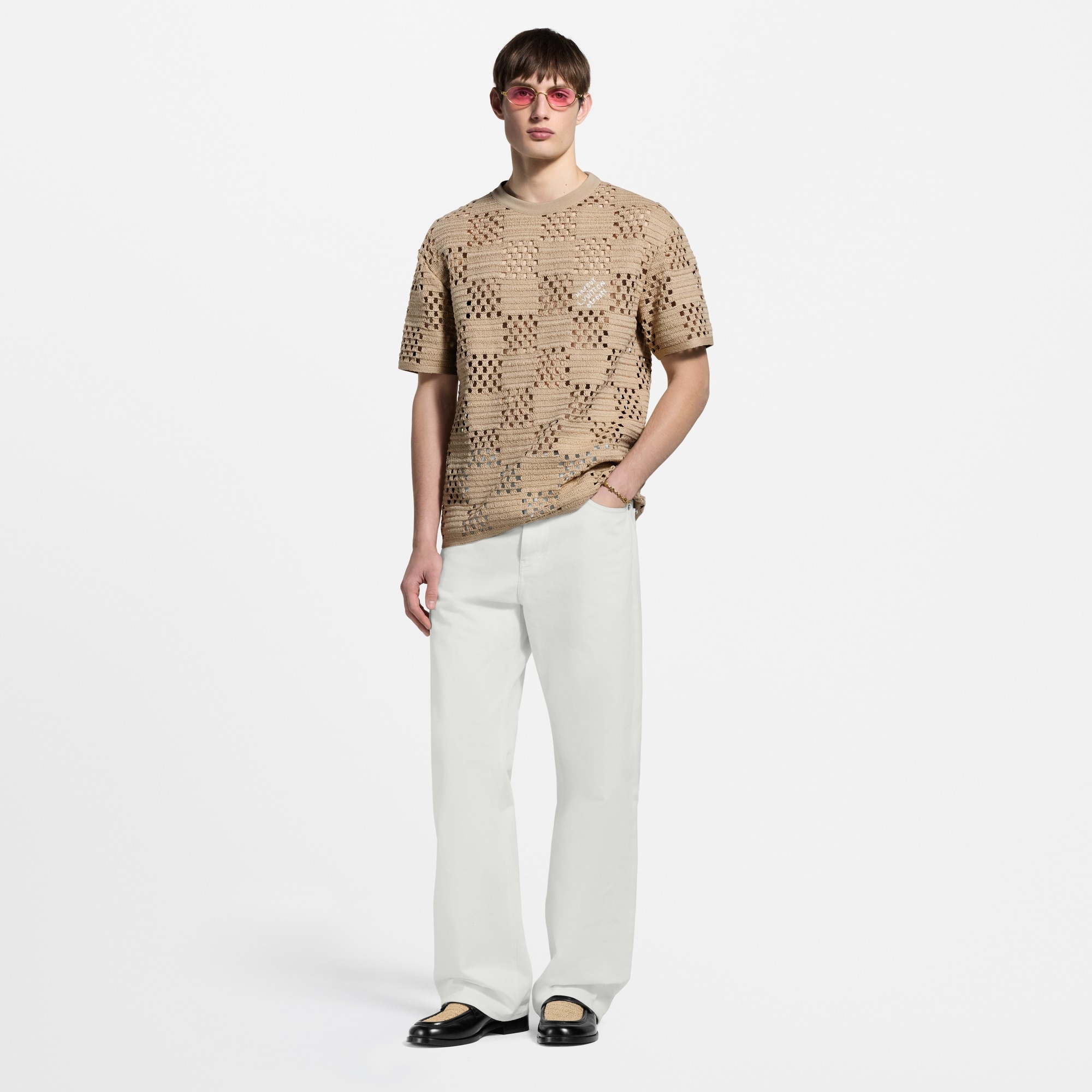 Damier Raffia T-Shirt - 4