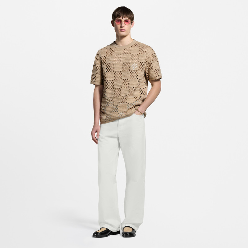 Louis Vuitton Damier Raffia T-Shirt outlook
