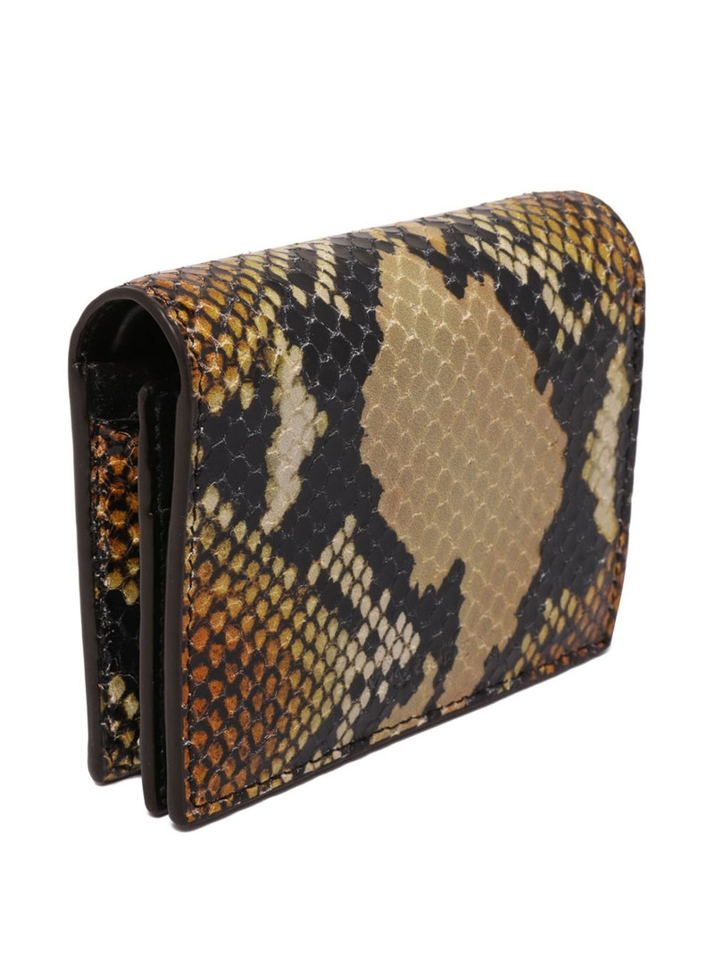 snakeskin-print wallet 3