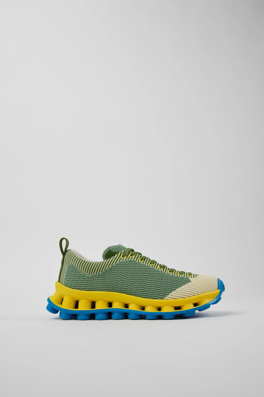 Camper x SUNNEI - PELOTISSIMA Green, Blue and White Textile Sneakers for Women. - 1